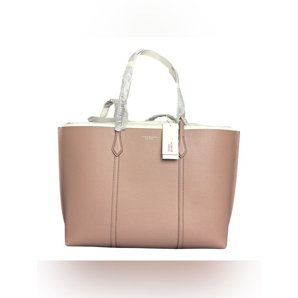 Tory Burch Perry Tote Light Mauve Dusty Rose Pink New w/tag